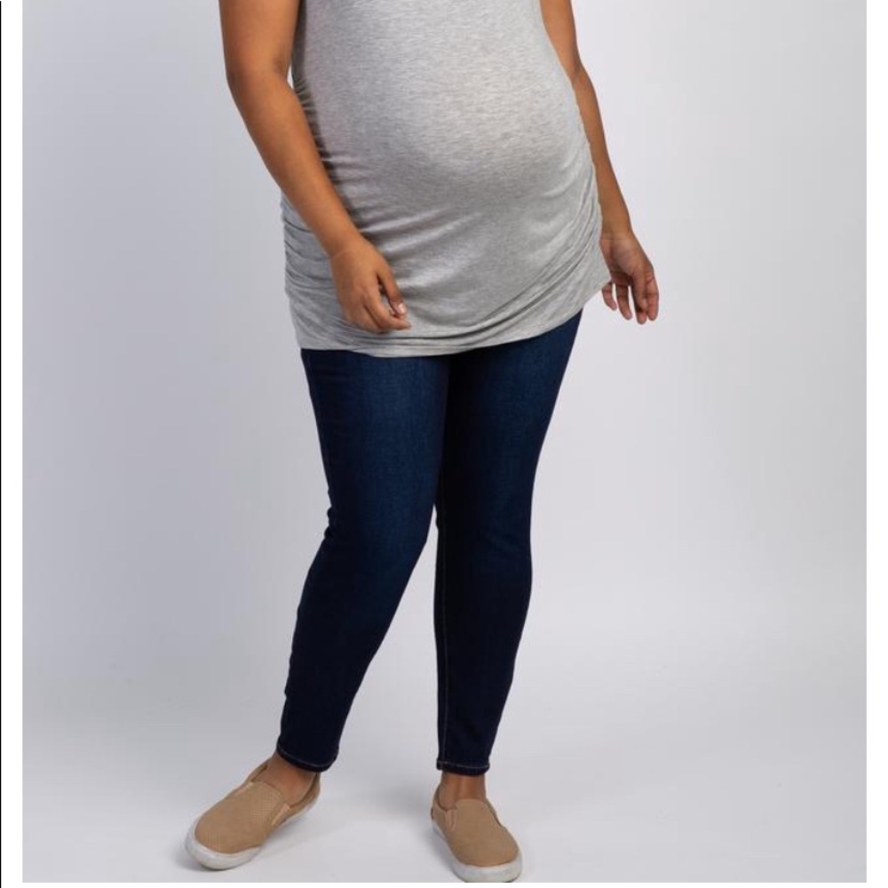 Pinkblush Dark Wash Maternity Jeans